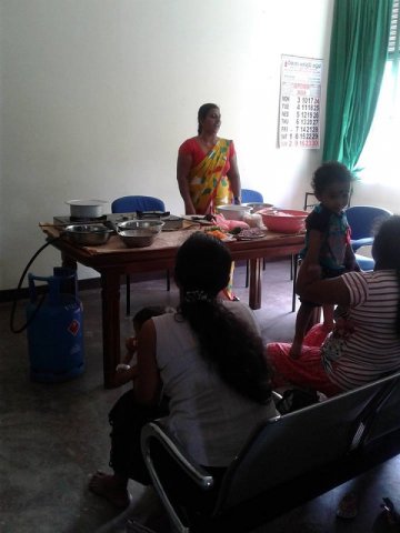 උග්‍ර බර අඩු දරුවන් සදහා පෝෂණ රොටිය සැකසිම
