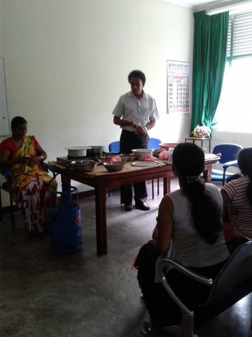 උග්‍ර බර අඩු දරුවන් සදහා පෝෂණ රොටිය සැකසිම